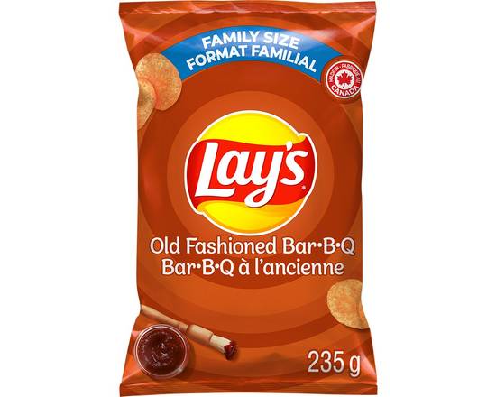 Lay's · Bbq l'anc croustilles - Old fashioned bar-b-q chips (235 g)