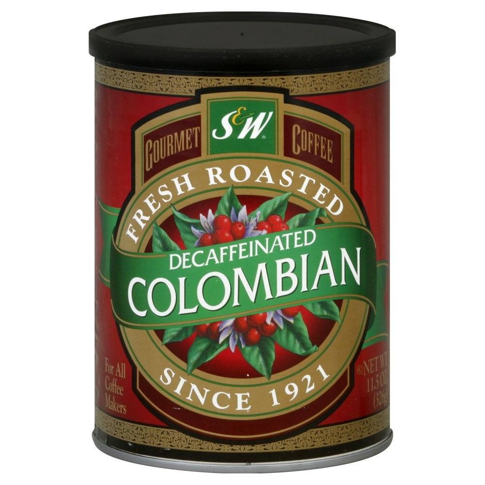 S&W- Colombian Coffee - 34.5 oz