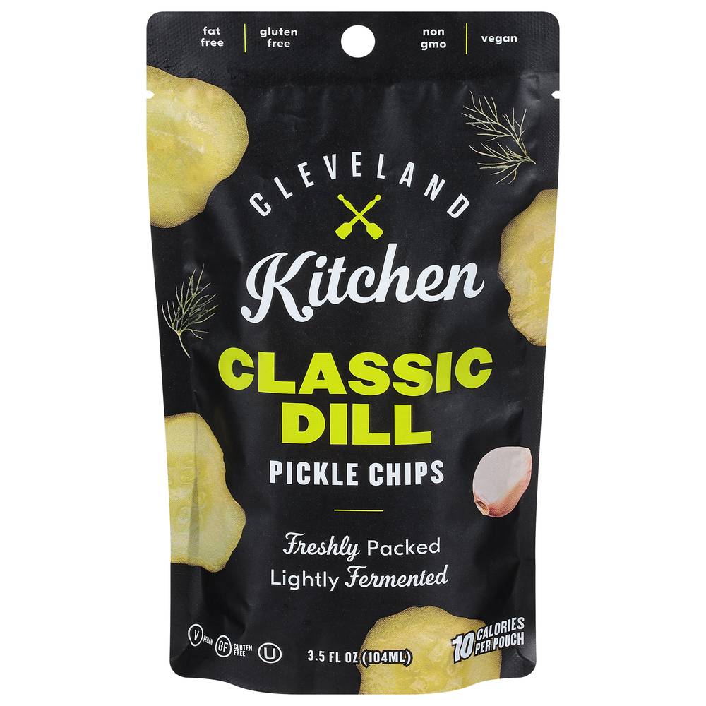 Cleveland Kitchen Dilly Garlic Pickle Chips (3 fl oz)