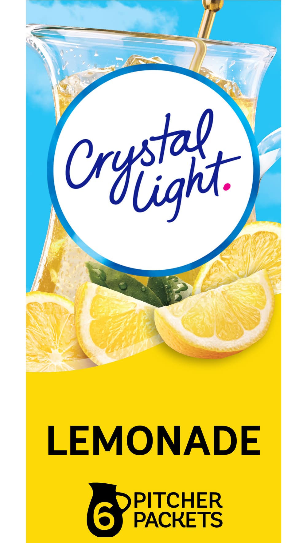 Crystal Light Powdered Drink Mix, Lemonade (3.2 oz, 6 ct)