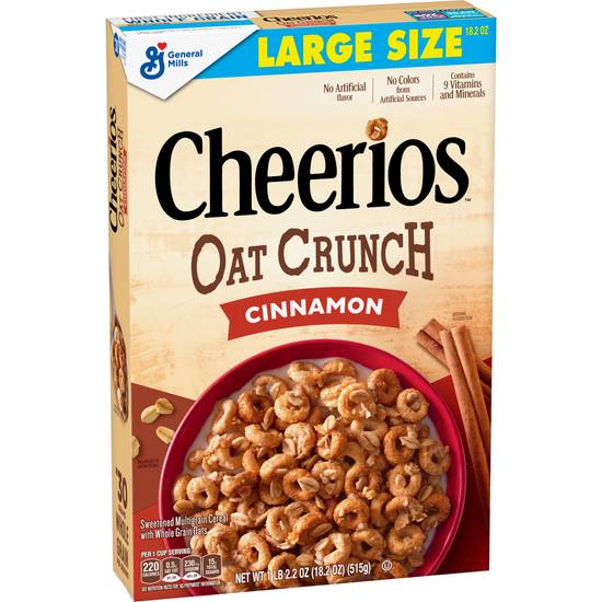 Cheerios Oat Crunch Cinnamon - 18.2 oz