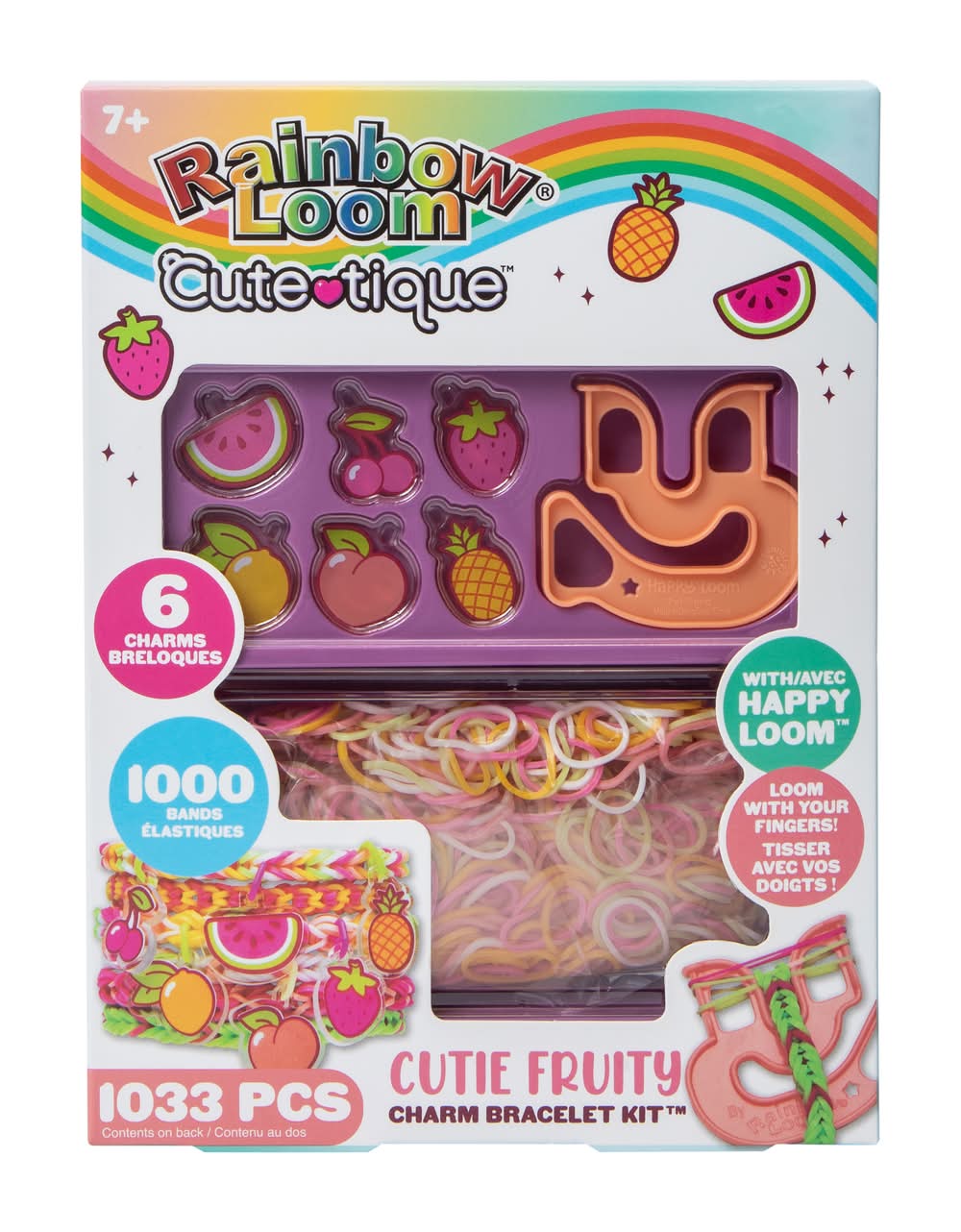 Rainbow Loom® Cutetique™ Cutie Fruity Charm Bracelet Kit