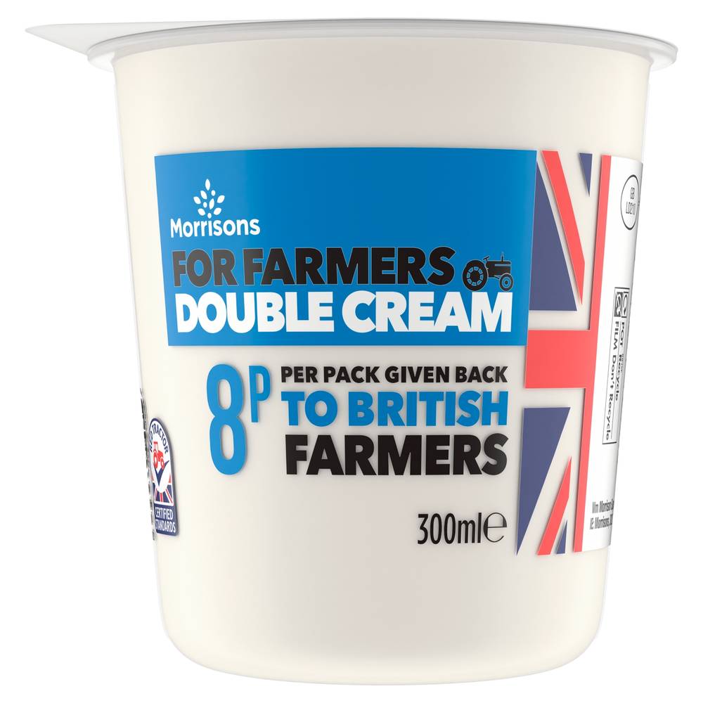 Morrisons Double Cream (300ml)