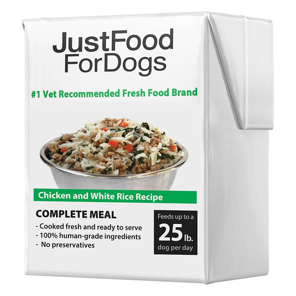 JustFoodForDogs Chicken & White Rice Adult Wet Dog Food (12.5 oz)