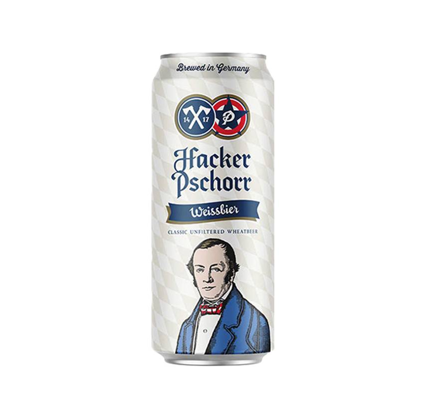 Hacker-Pschorr Weissbier Beer (500 mL)