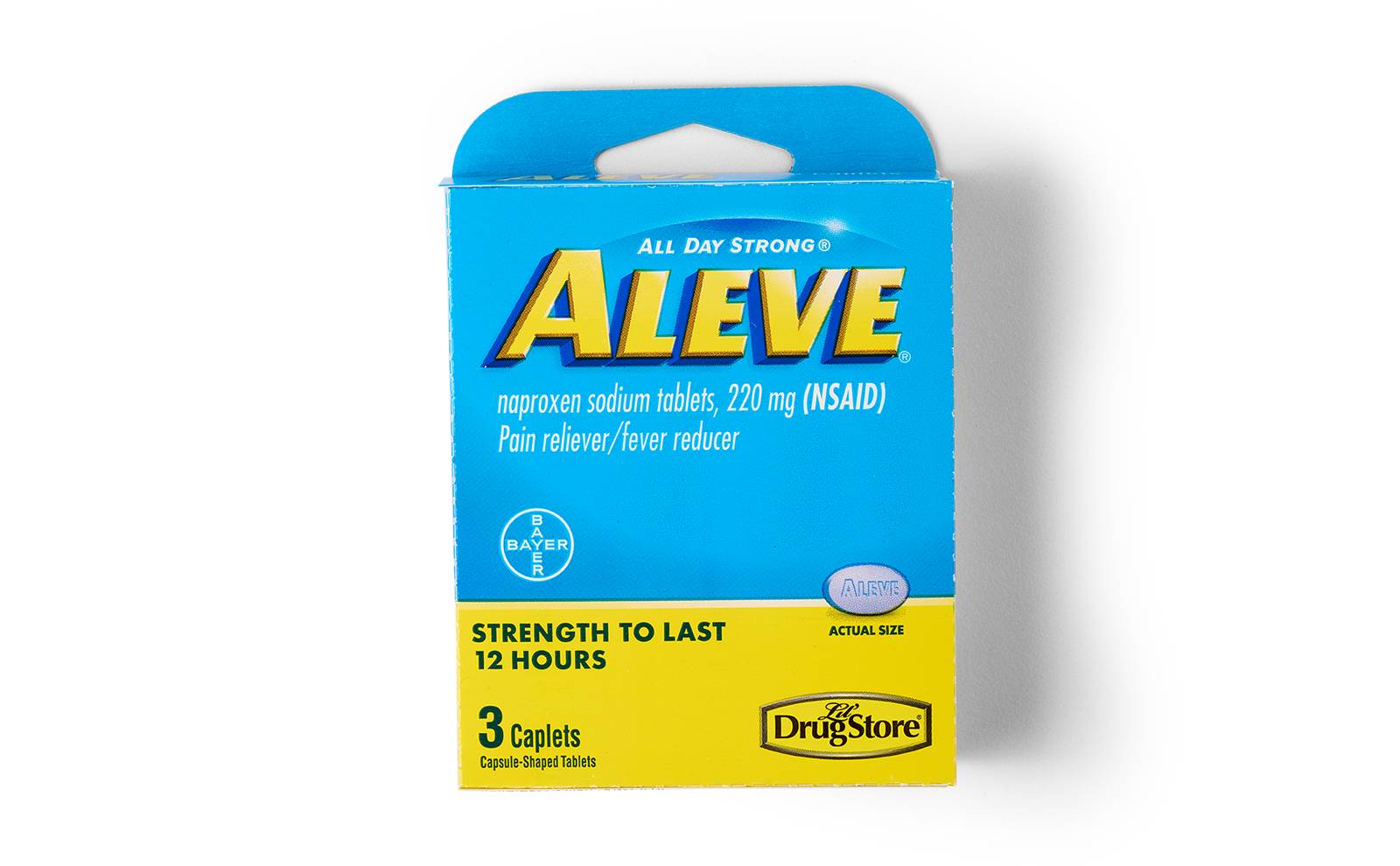 Aleve All Day Strong Pain Reliever Fever Reducer Capsules (3 ct)