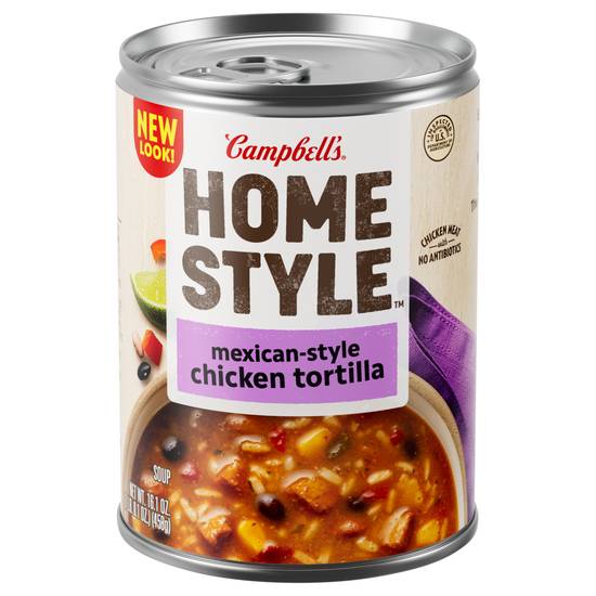 Campbell's Home Style Soup (mexican chicken tortilla)