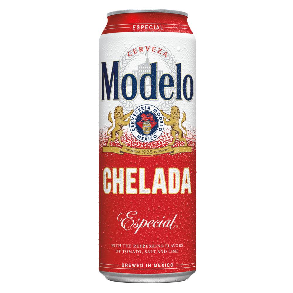 Modelo Chelada Especial Mexican Import Beer - 24 fl oz