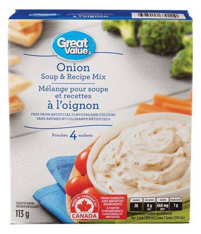 Great Value Onion Soup and Recipe Mix (113 g)