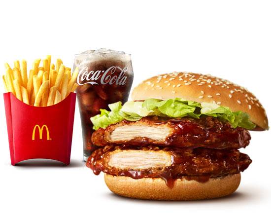 倍てりやきチキンフィレオ セット Bai Teriyaki Chicken Filet-O set