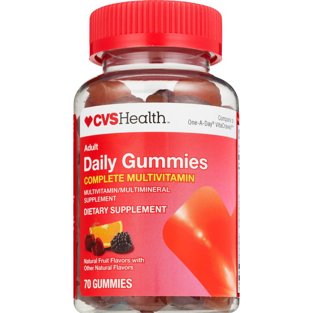 CVS Health Complete Adult Multivitamin Daily Gummies, 70CT