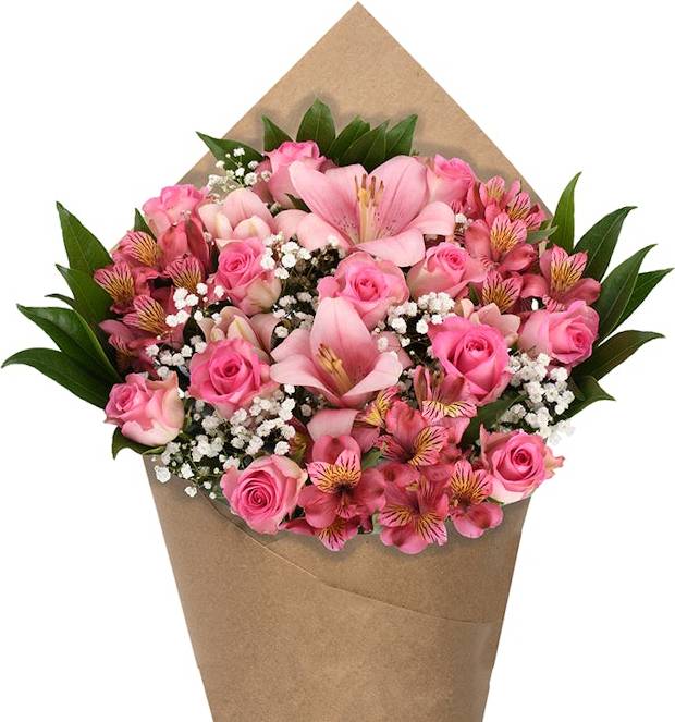 Bloom Haus™ 12 Plus Rose Bouquet - Pink