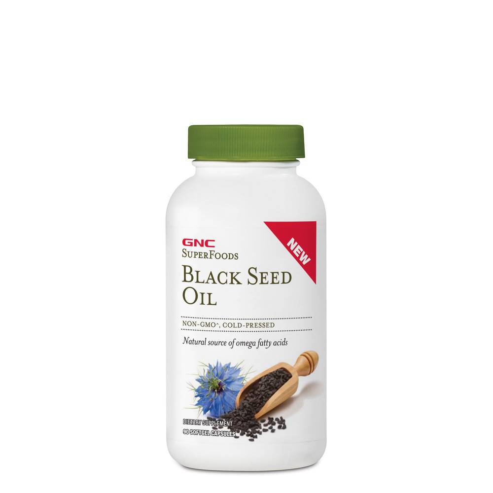 Black Seed Oil 500 mg - 90 Softgels (45 Servings)