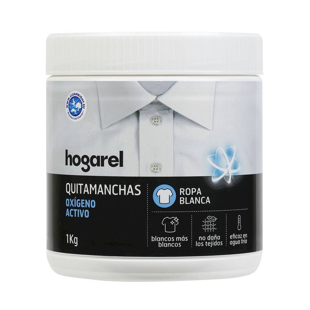 Quitamanchas Oxigeno Activo Hogarel Ropa Blanca 1 Kg