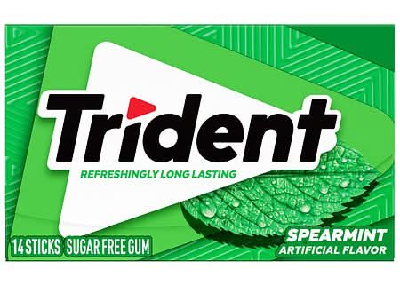 Trident Chewing Gum - 14.0 ea (Flavor: Spearmint)