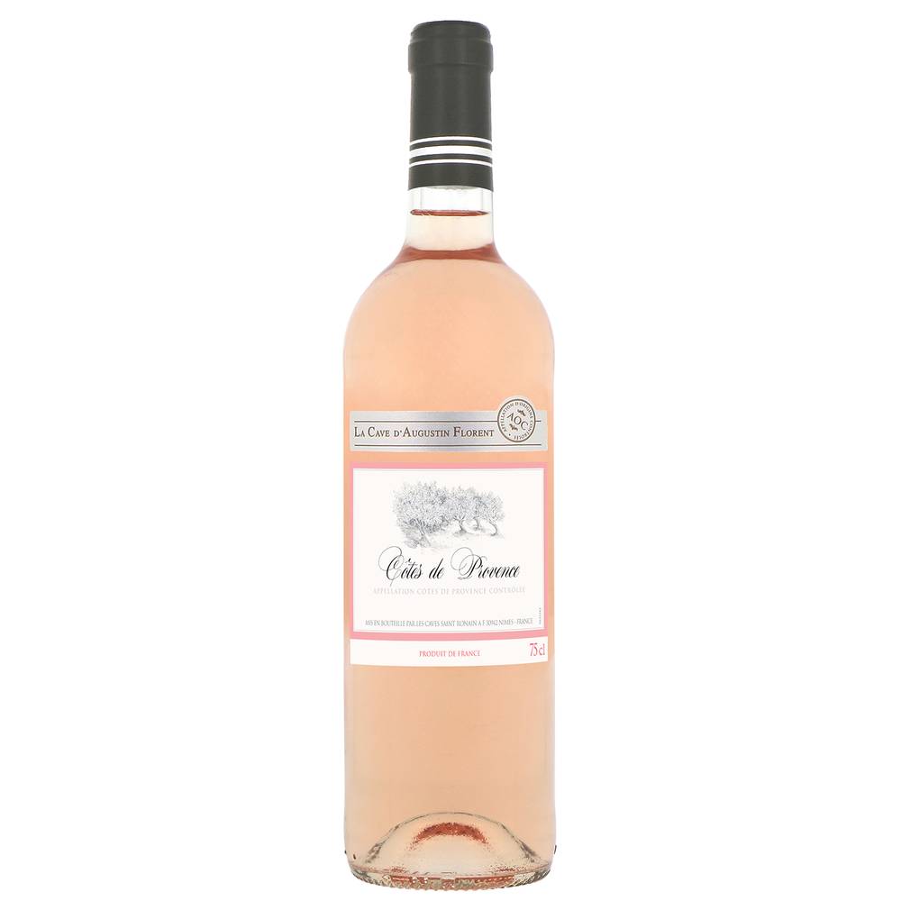 La Cave d'Augustin Florent - Vin rosé côtes de Provence AOP domestique (750 ml)