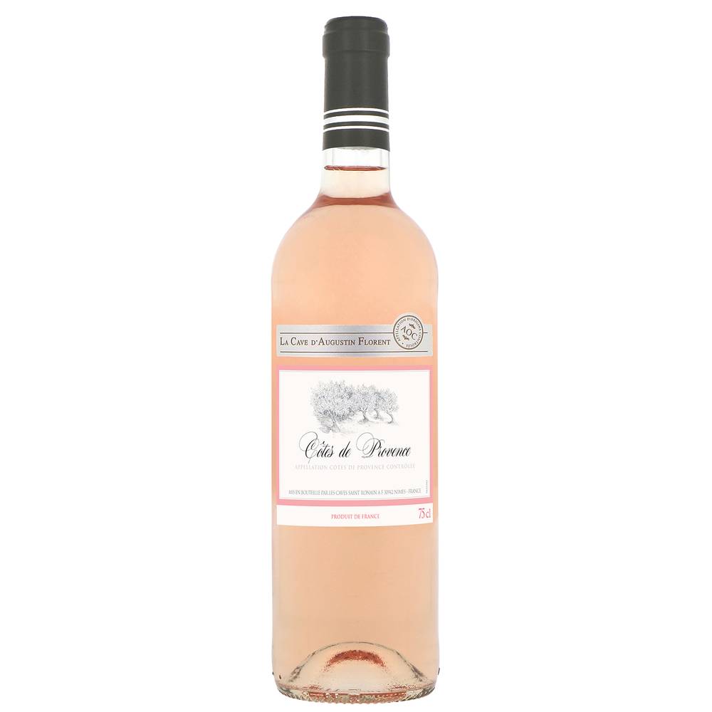 La Cave d'Augustin Florent - Vin rosé côtes de provence aop domestique (750ml)