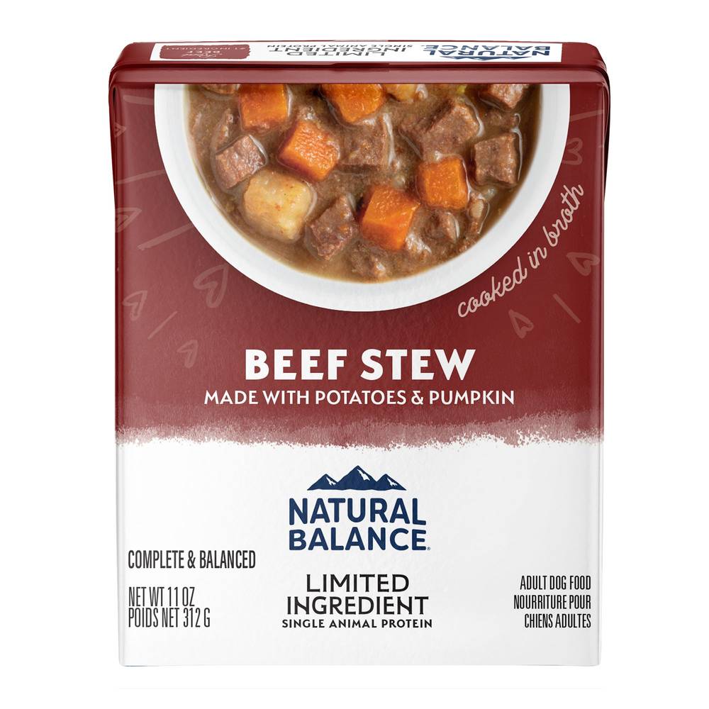 Natural Balance Limited Ingredient Stew Adult Wet Dog Food (beef)
