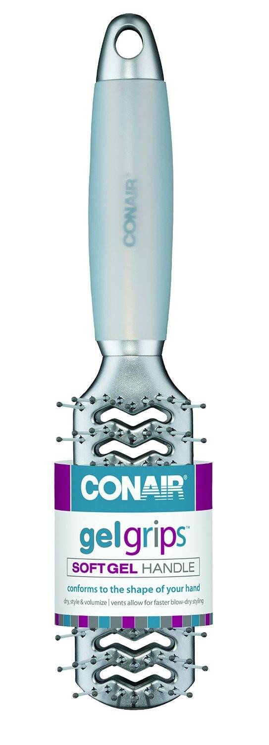 Conair Gel Grips Brush, Assorted Colors - 1 ct