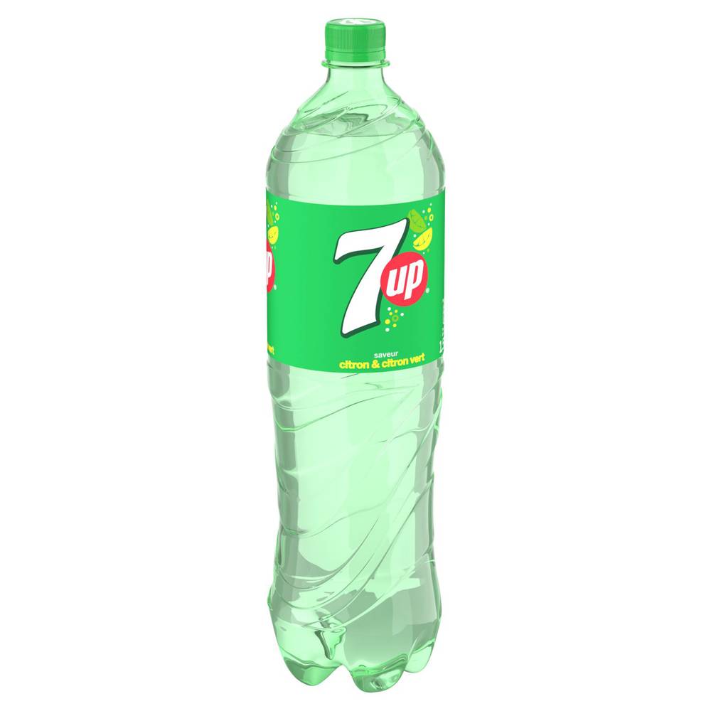 7Up - Boisson gazeuse avec sucre et édulcorant (1.5 L) (citron - citron vert)