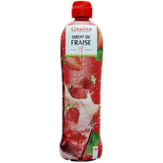 Casino Sirop de fraise 75 cl