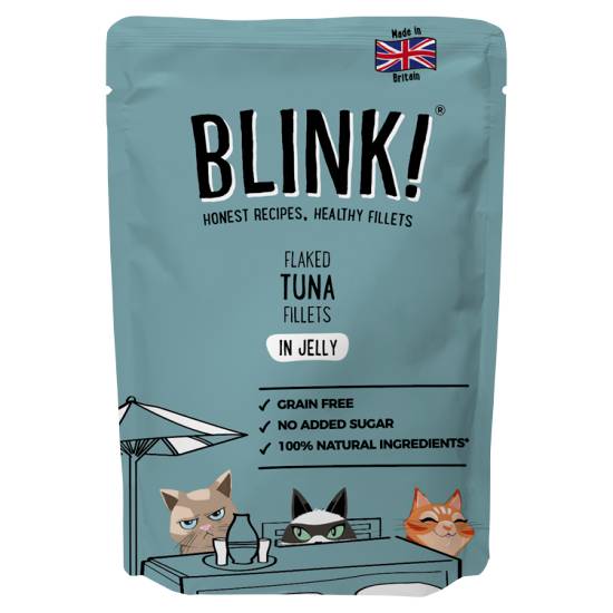 Blink Flaked Tuna Fillets Wet Cat Food Pouch