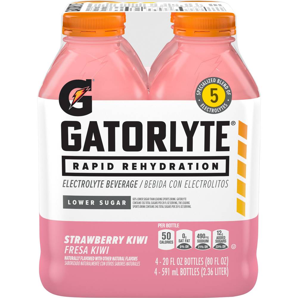 Gatorade Gatorlyte Electrolyte Drink (4 ct, 20 fl oz) (strawberry-kiwi)
