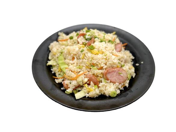 Taiwanese Sausage Fried Rice (台式香腸炒飯)