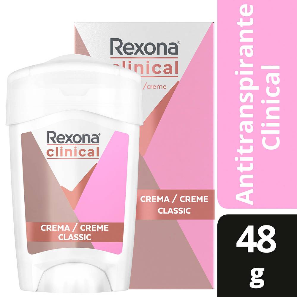 Rexona · Clinical desodorante en crema (48 g)