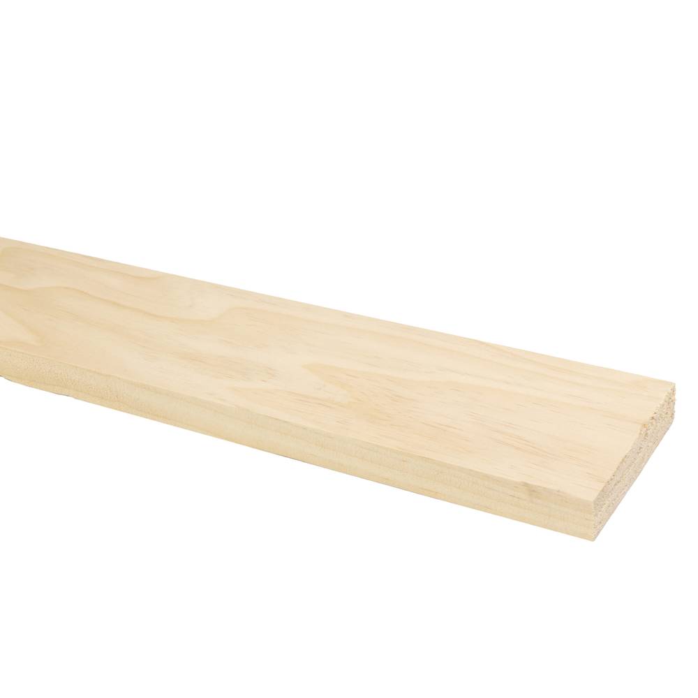 RELIABILT 1-in x 4-in x 6-ft Clear S4S Radiata Pine Common Board | L51244416