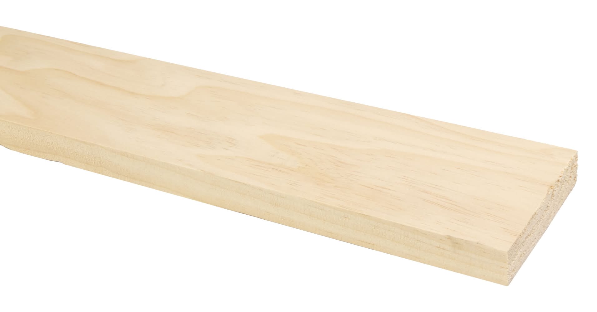 RELIABILT 1-in x 4-in x 4-ft Unfinished Clear S4S Radiata pine Common Softwood Board