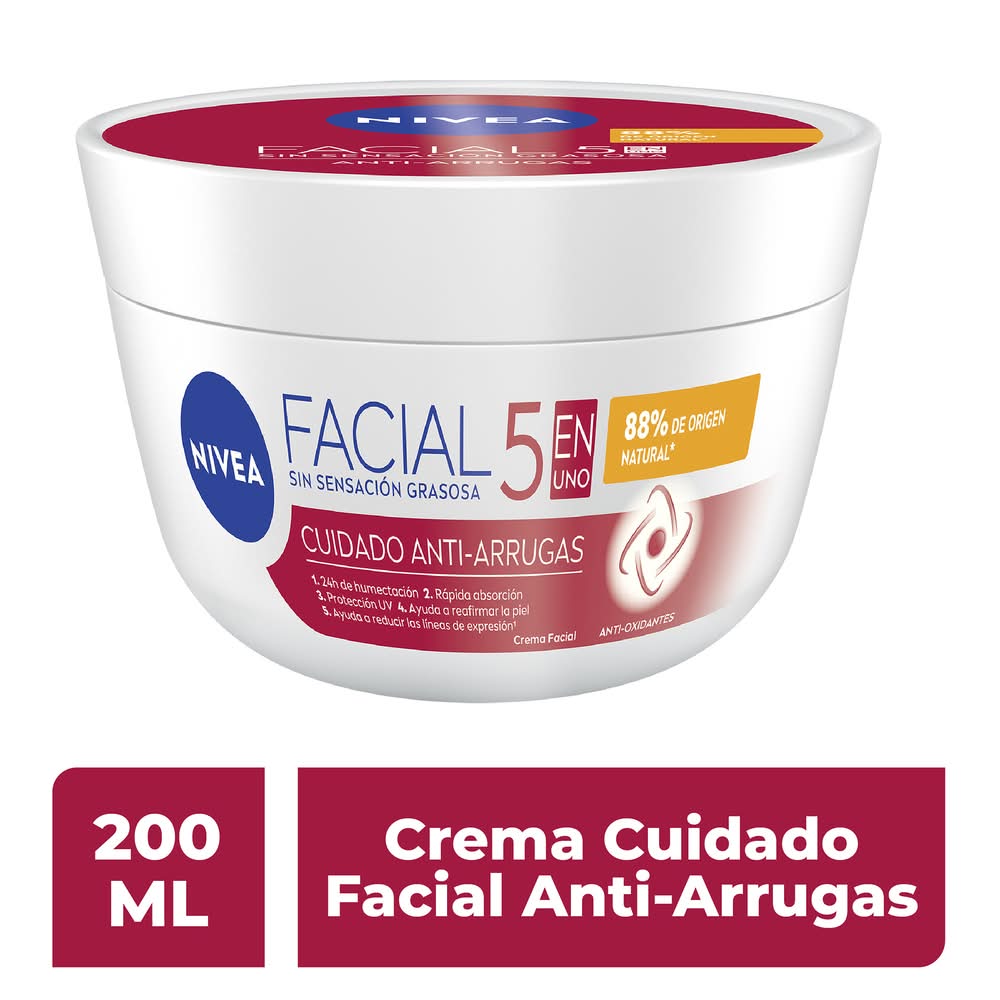 Nivea · Crema anti-arrugas 5 en 1 (200 ml)