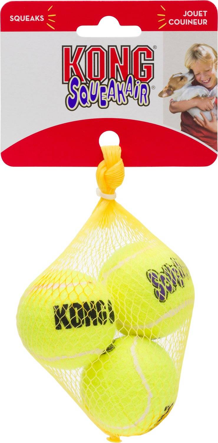 Kong Airdog Squeakair Balls For Dogs (small) (3 ct)