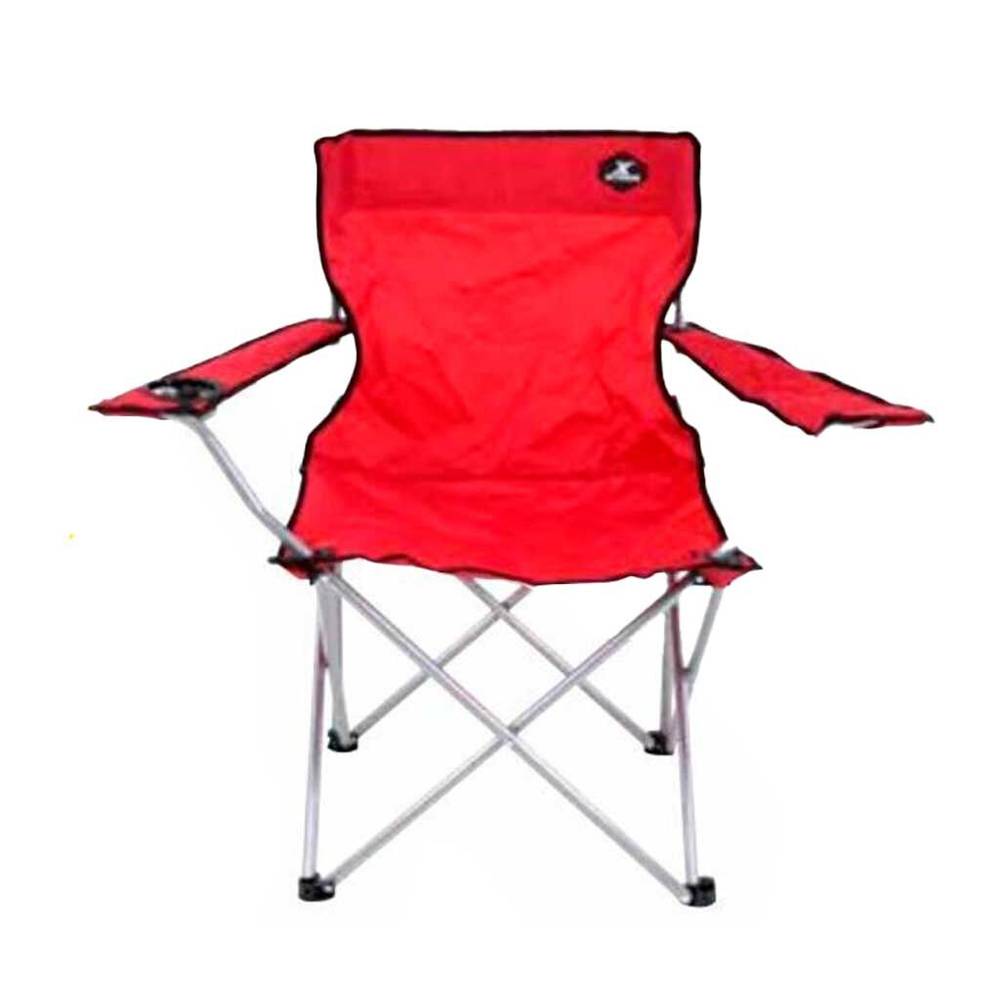 Xwift silla campismo con descansabrazo (rojo)