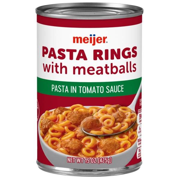 Meijer Spaghetti Rings With Meatballs