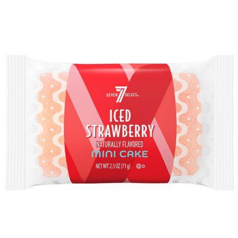 7-Select Iced Strawberry Mini Cake