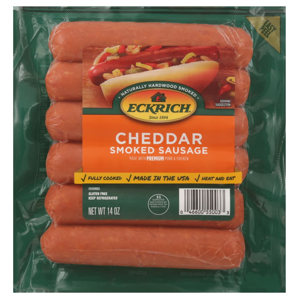 Eckrich Cheddar Smoked Sausage (14 oz)
