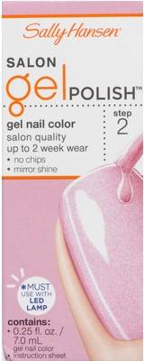 Sally Hansen Salon Gel Polish Nail Color, Rosey Cheeks (4 ml)