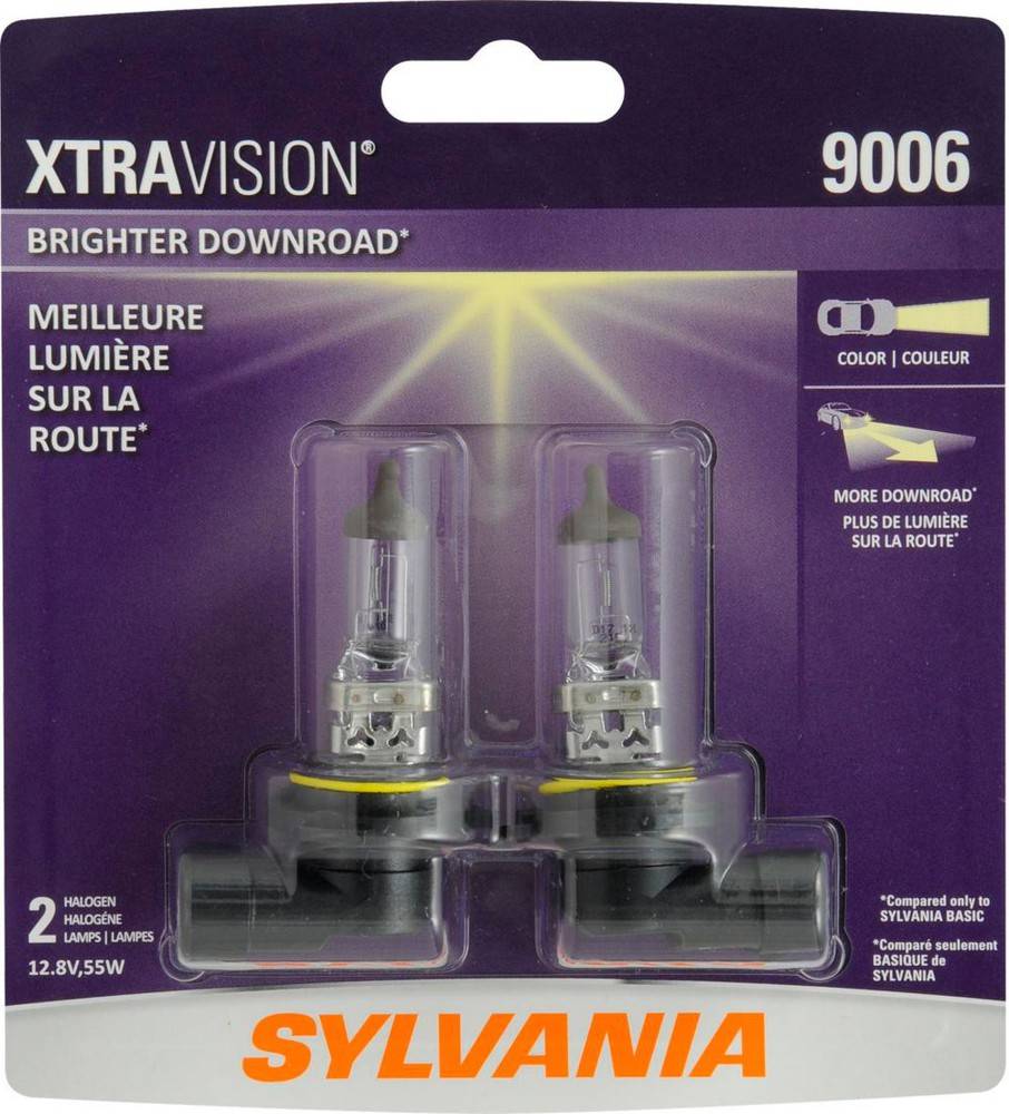 Sylvania Xtravision Headlight Bulbs 9006