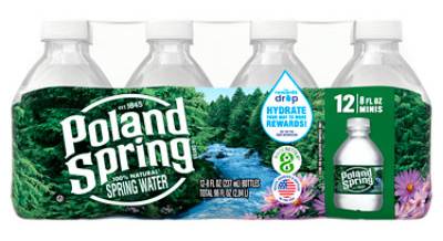 Poland Spring 100% Natural Water (12 x 12 fl oz)