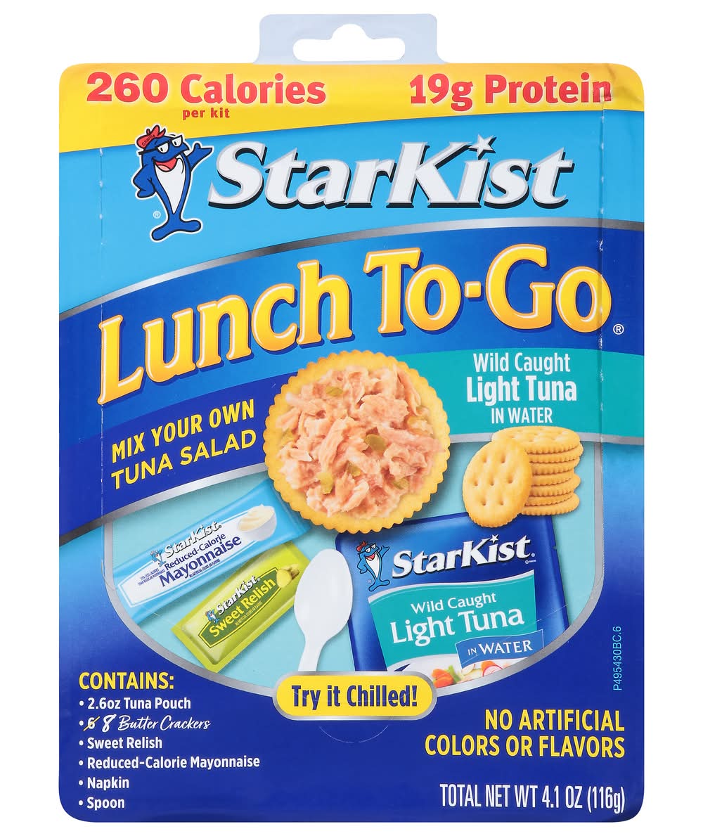 StarKist Lunch To-Go Chunk Light Tuna in Water Kit (4.1 oz)