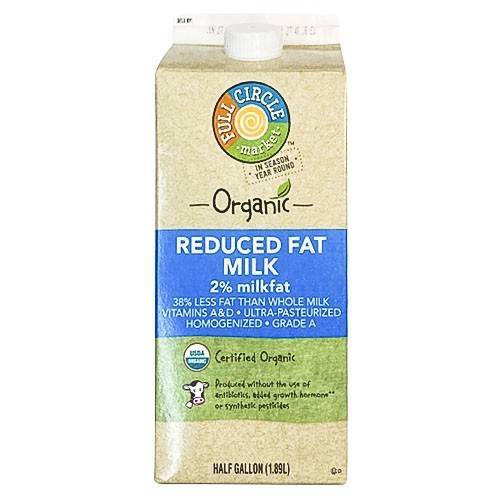 Full Circle Organic 2% Reduced Fat Milk (64 fl oz)