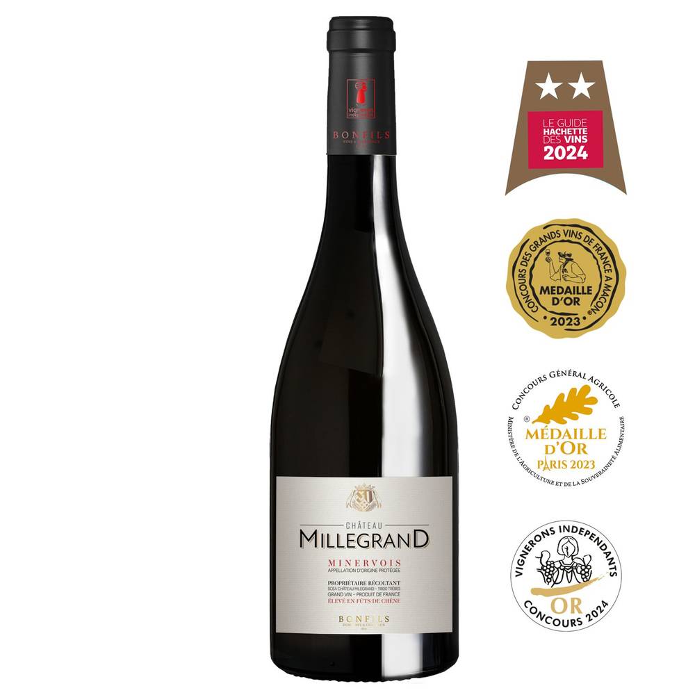 Château Millegrand - Vin rouge minervois (750ml)