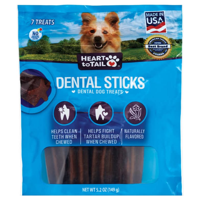 Heart to Tail Dental Sticks (5.2 oz, 7 ct)