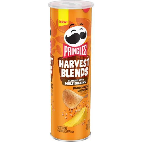 Pringles Harvest Blends Potato Crisps Chips Farmhouse Cheddar, 5.5 oz