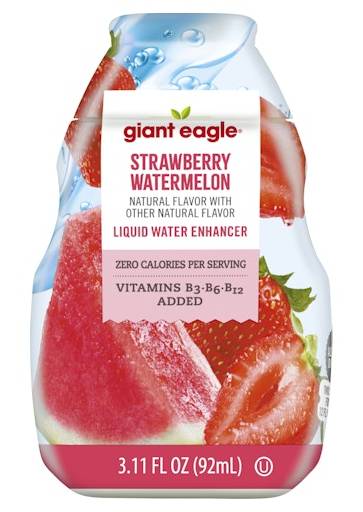 Giant Eagle Liquid Water Enhancer, Strawberry -Watermelon (3.11 fl oz)