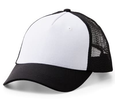 Cricut Blank Trucker Hat, Black-White