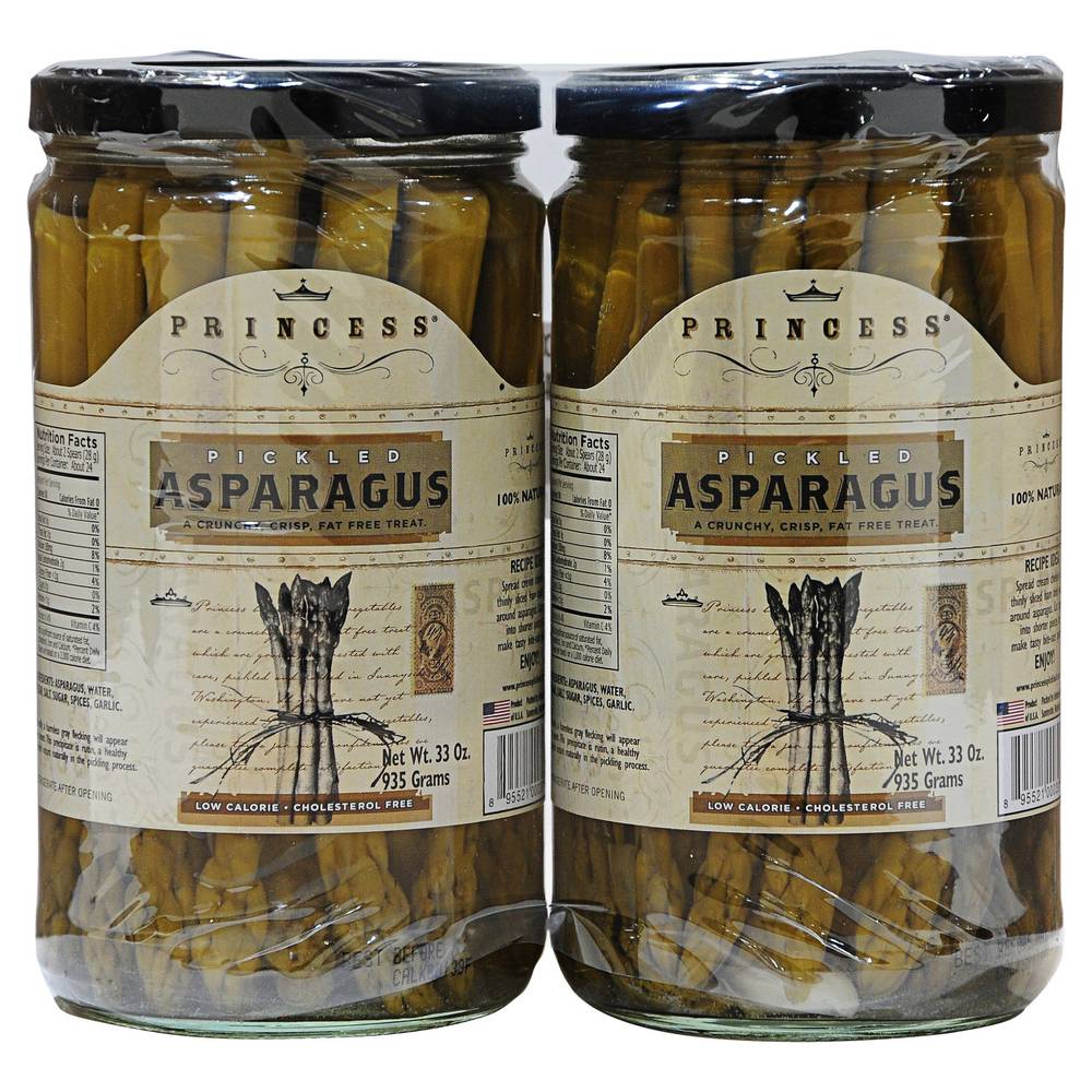 Princess Pickled Aparagus, 32 oz, 2-count