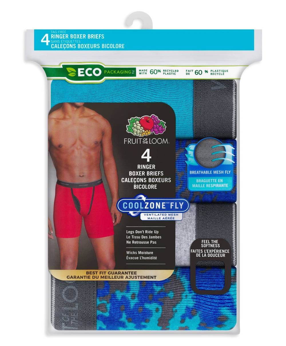 Boxeurs Fruit of the Loom pour hommes, emb. de 4 - Grand