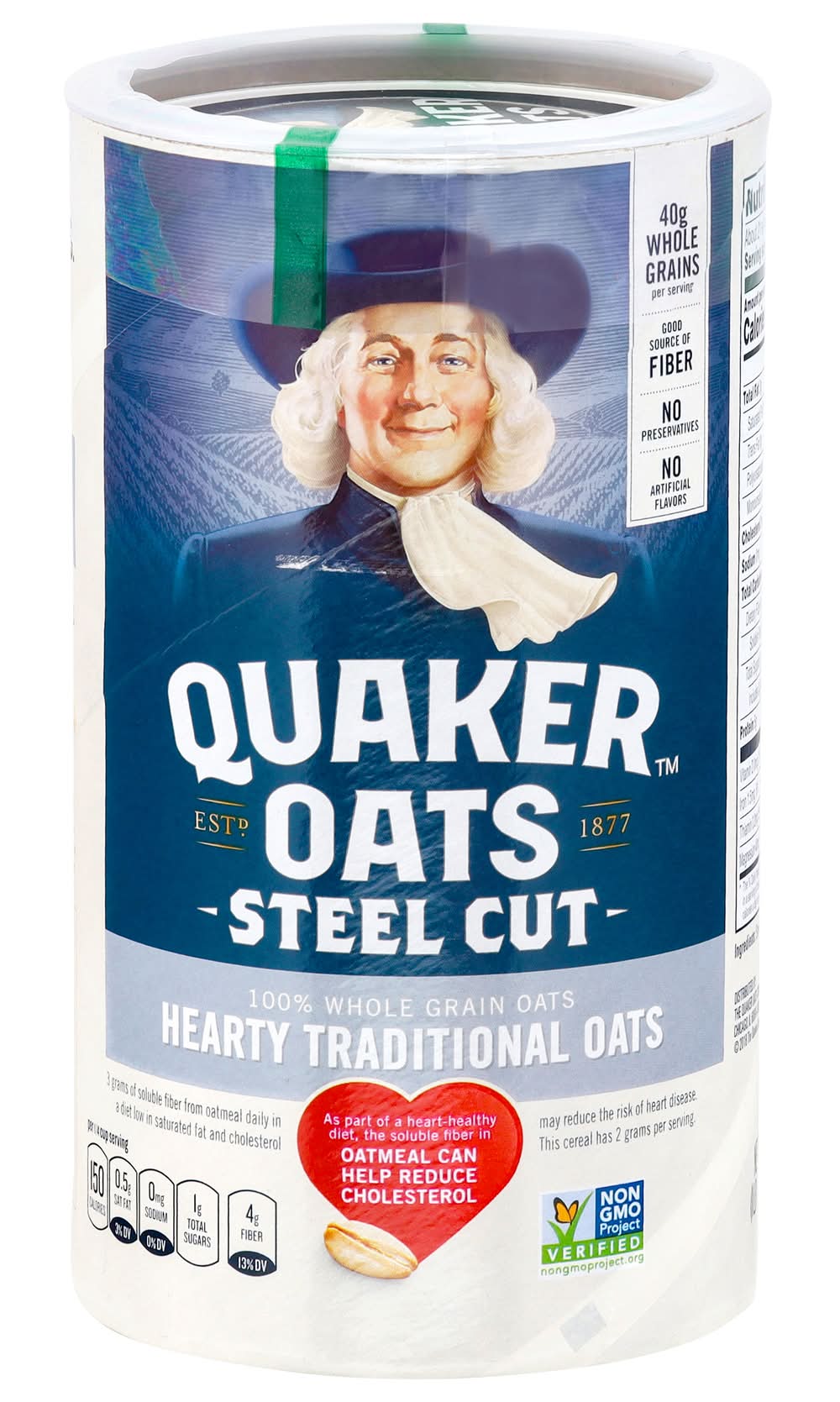 Quaker Steel Cut Hearty Traditional Oats (30 oz)